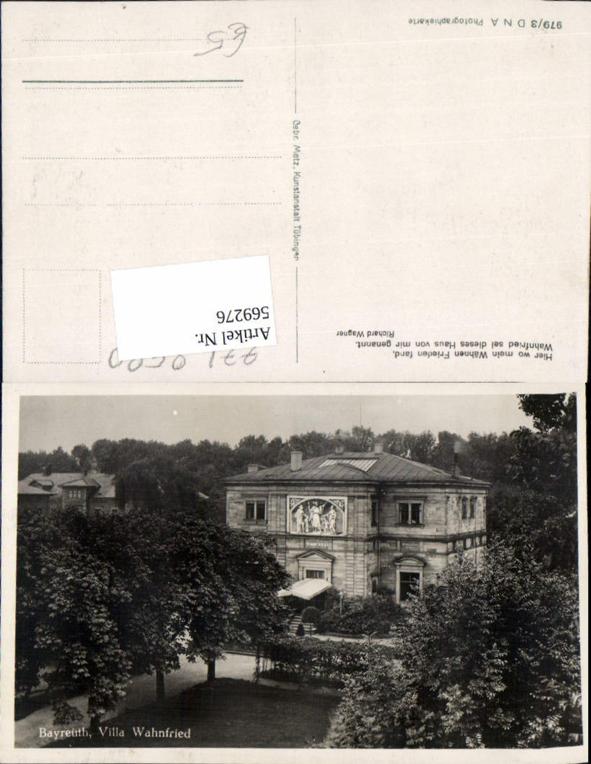 569276,Bayreuth Villa Wahnfried Partie