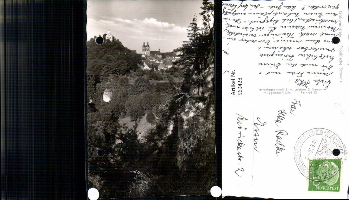 569428,Foto Ak Gößweinstein Fränkische Schweiz