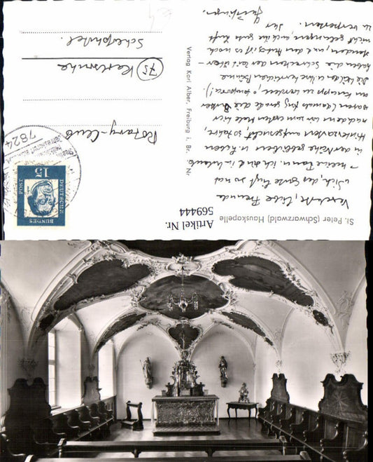 569444, Photo Ak St Peter Schwarzwald House Chapel