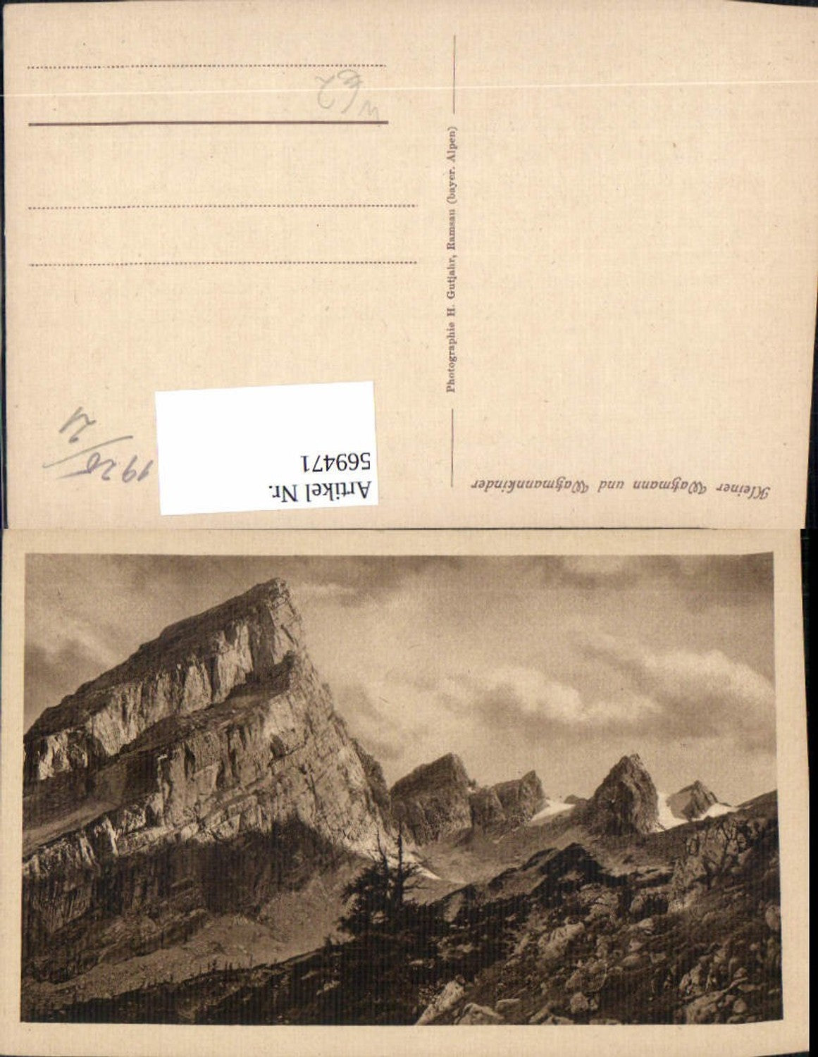 569471,Kleiner Watzmann u. Watzmannkinder Schönau am Königssee