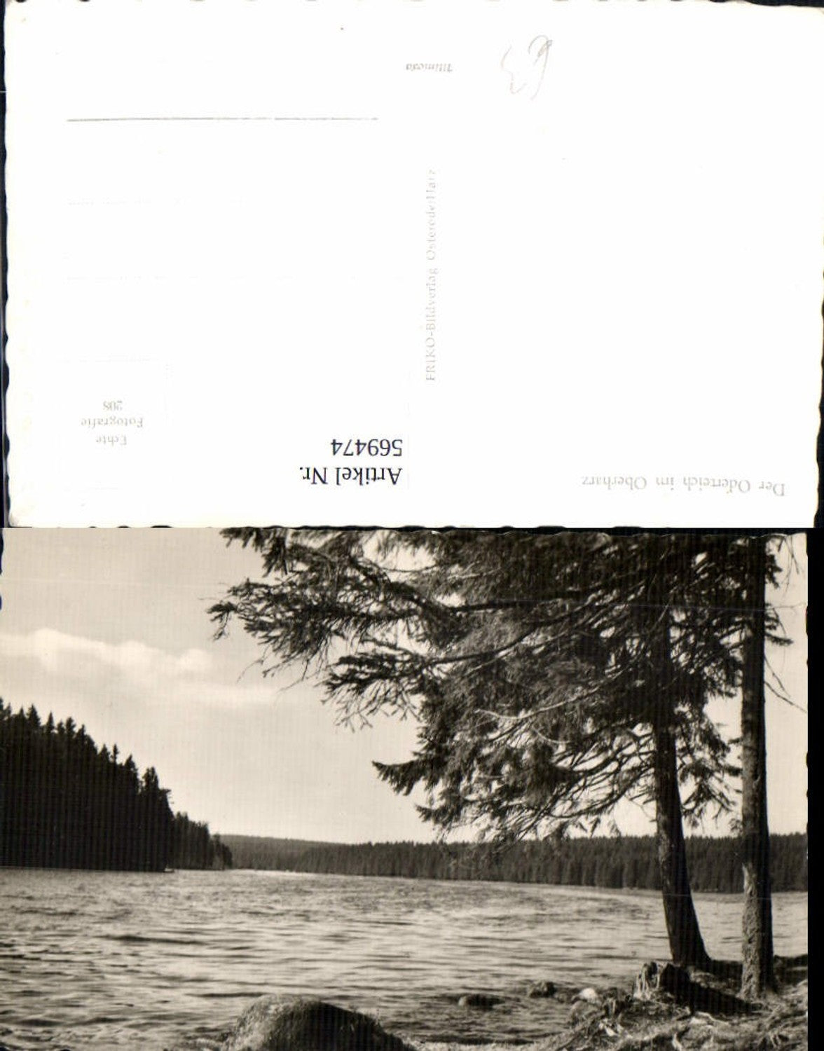 569474,Foto Ak Oderteich i. Oberharz Braunlage