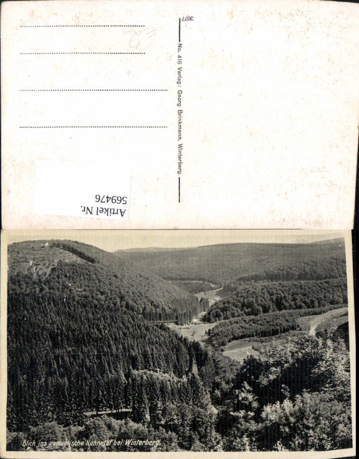 569476,Blick Nuhnetal b. Winterberg