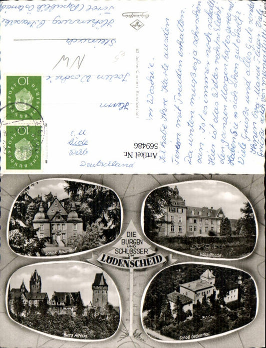 569486,Mehrbild Ak Lüdenscheid Burgen Schlösser