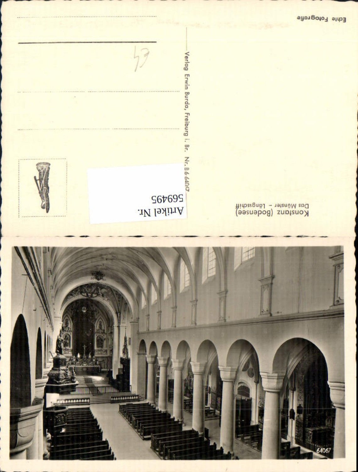 569495, Konstanz Lake Constance The Minster Nave
