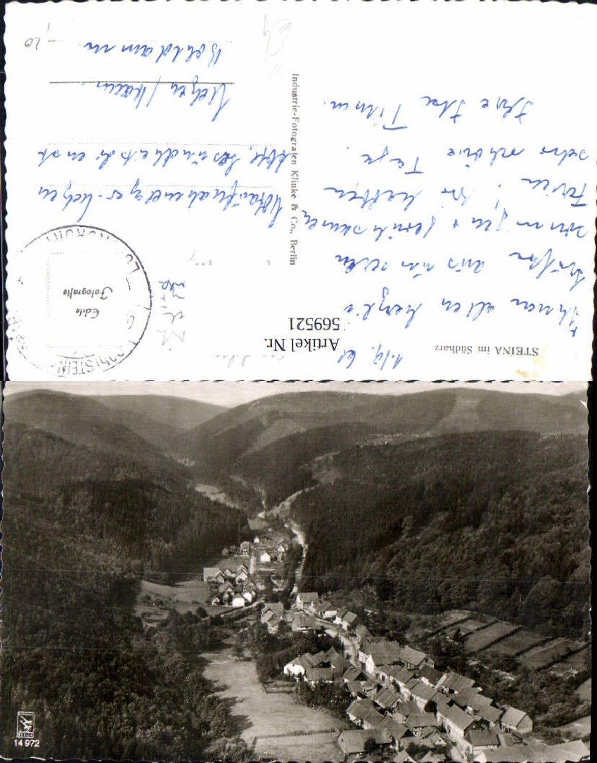 569521,Foto Ak Steina i. Südharz Bad Sachsa