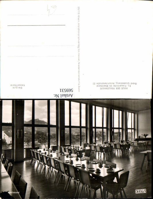 569531,Bad Godesberg Bonn Haus der Frauenhilfe Speisesaal