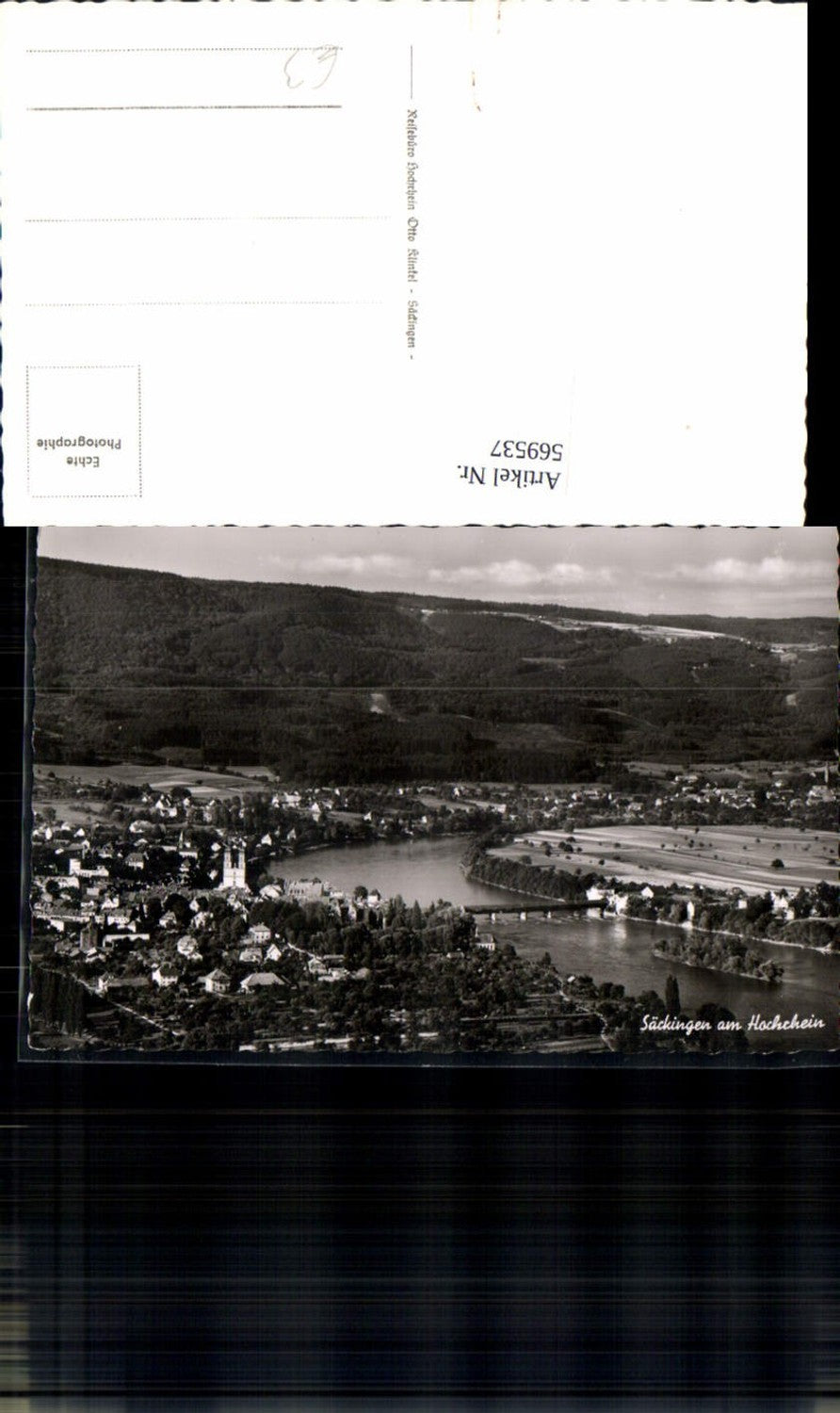 569537,Foto Ak Bad Säckingen Hochrhein Ansicht