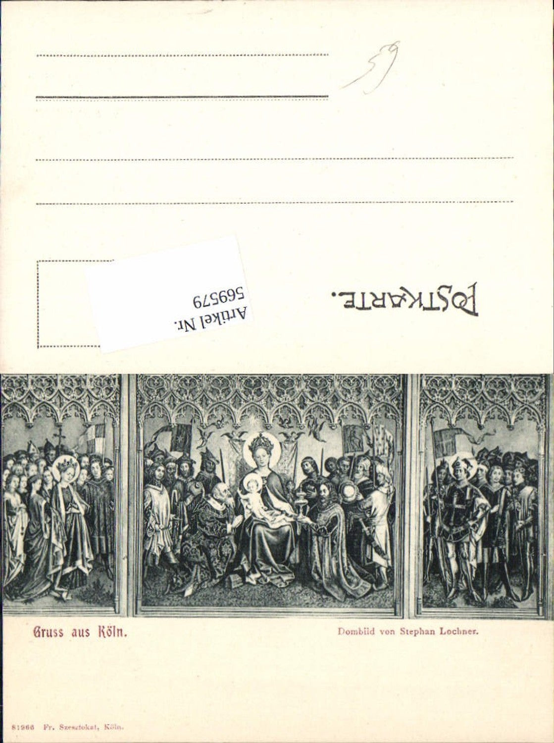 569579,Köln am Rhein Dombild Stephan Lochner
