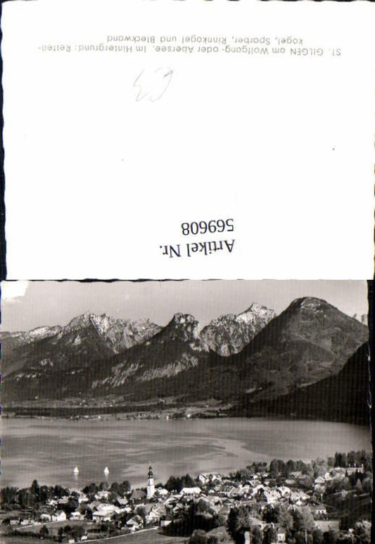 569608,Foto St Gilgen Wolfgangsee m. Rettenkogel Sparber Rinnkogel Bleckwand