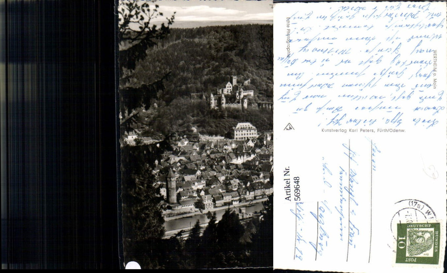 569648,Foto Ak Wertheim a. Main Teilansicht