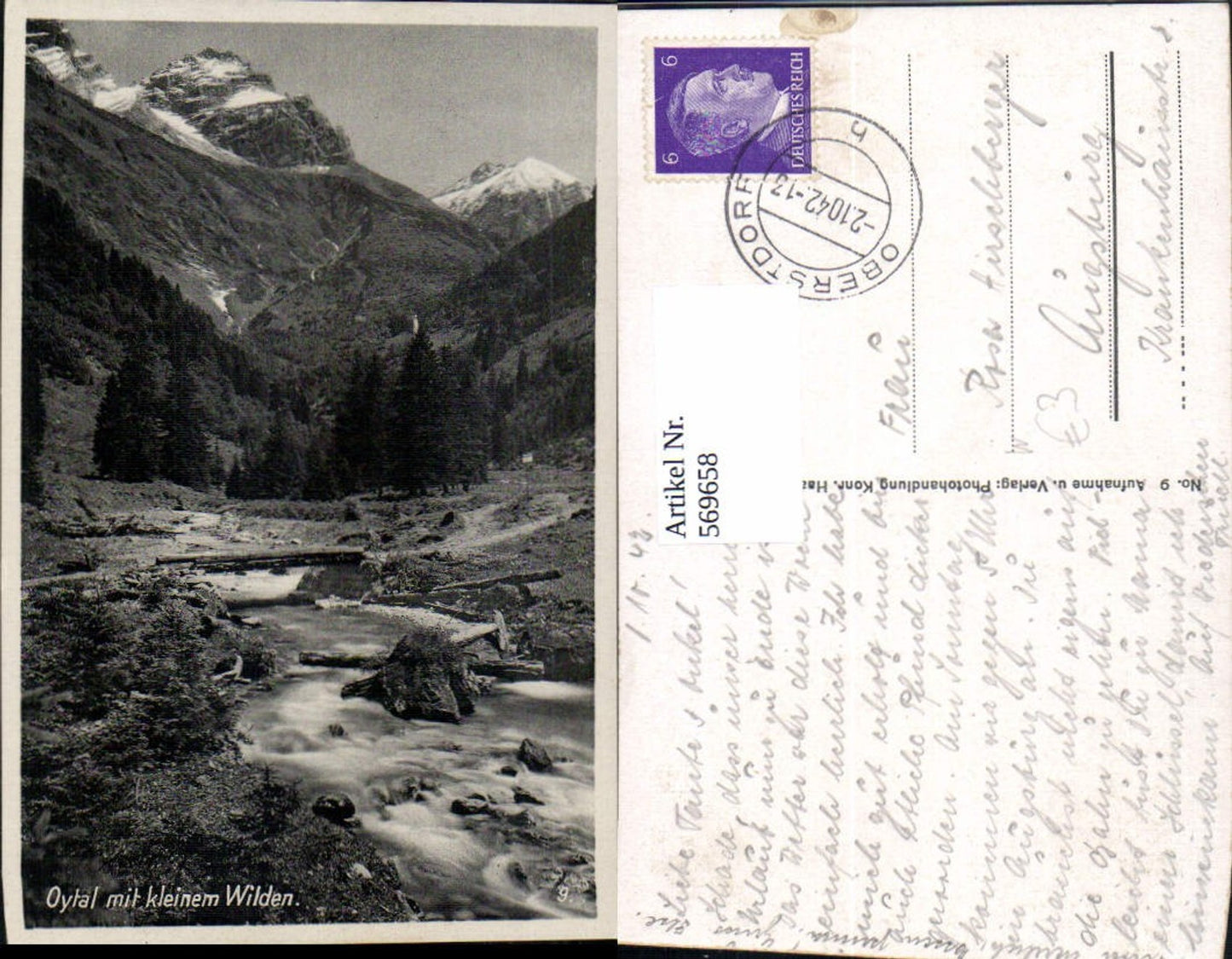 569658,Oytal m. Kleinem Wilden Gruben Oberstdorf