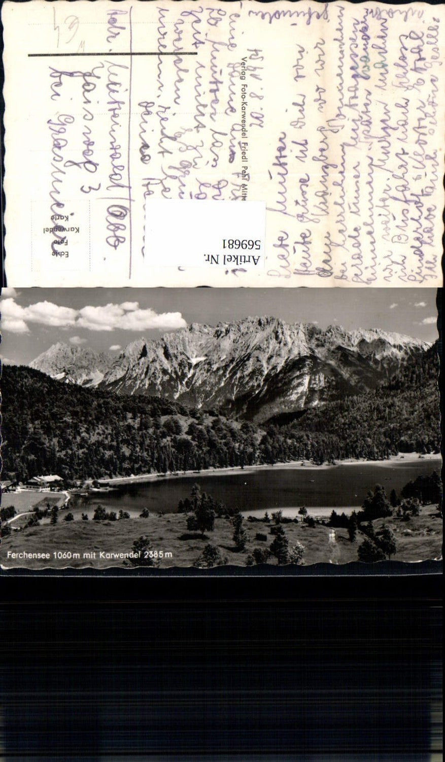 569681, Mittenwald Ferchensee m. Karwendel