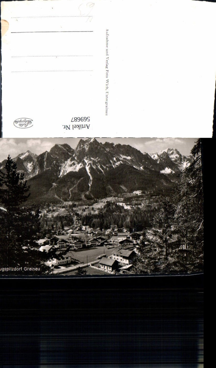 569687,Foto Ak Grainau Zugspitzdorf