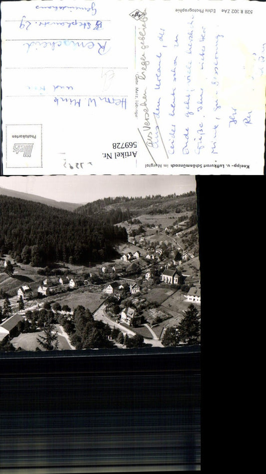 569728, Photo Ak Baiersbronn Schönmünzach i. Murgtal