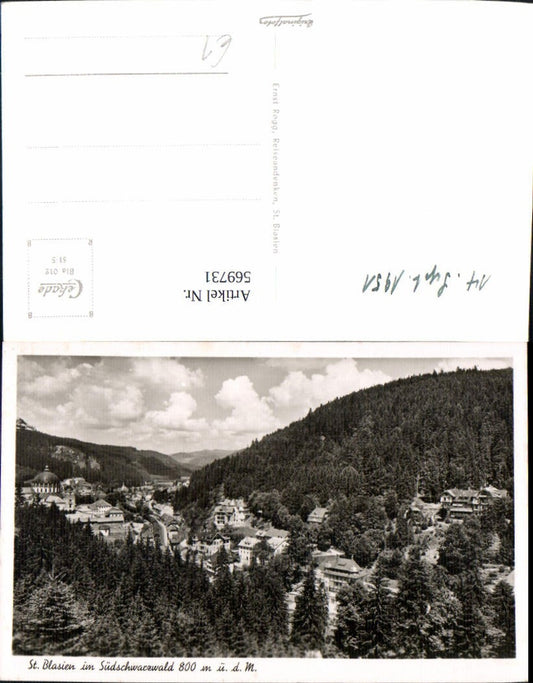 569731, Photo Ak St Blasien in the Black Forest
