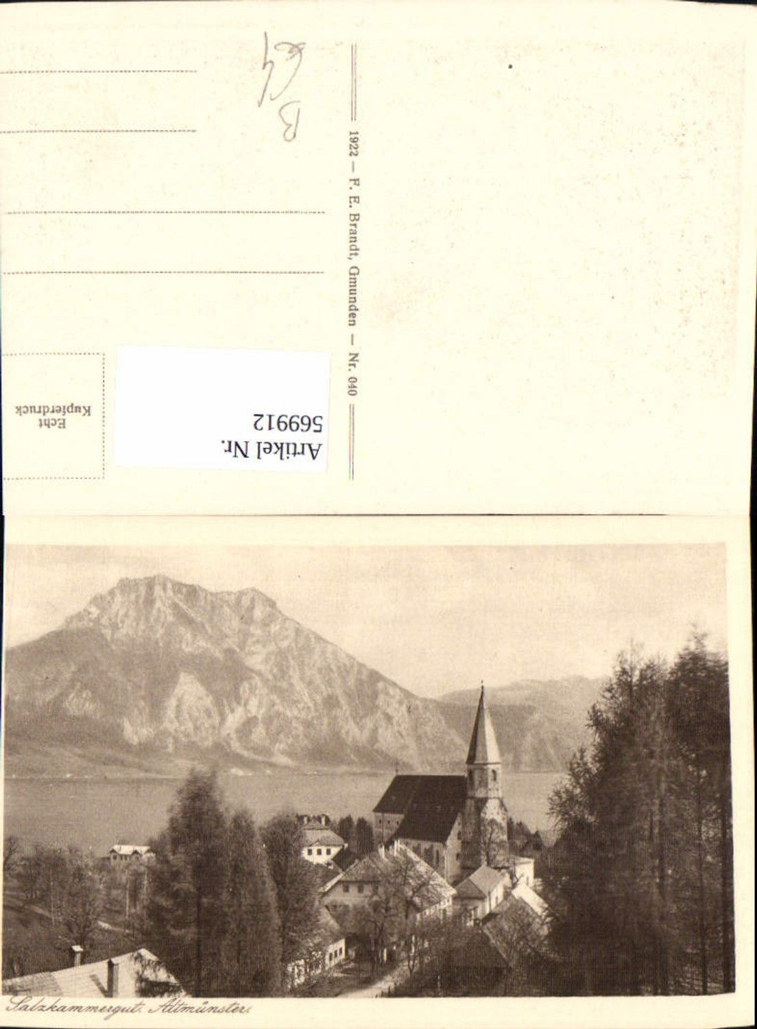 569912,Altmünster Salzkammergut pub F. E. Brandt 040