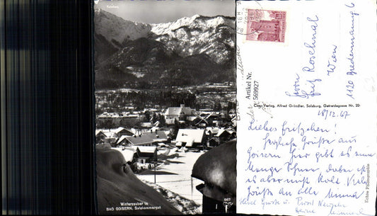 569927,Foto Ak Bad Goisern Winteransicht Salzkammergut