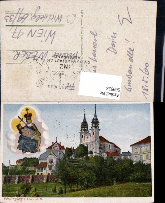 569933,Linz a. d. Donau Pöstlingberg Gnadenbild Kirche