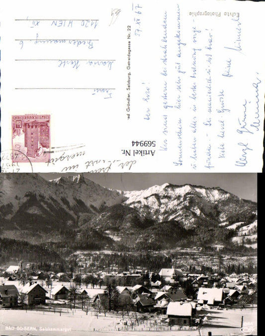 569944,Foto Ak Bad Goisern am Hallstättersee Winteransicht Salzkammergut