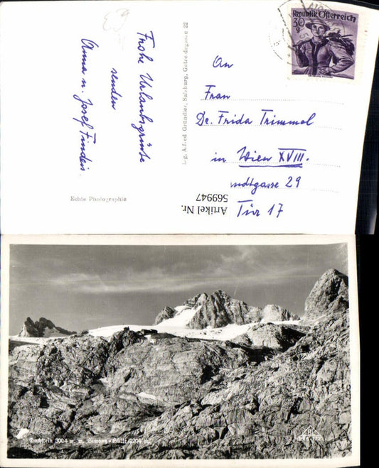 569947,Foto Ak Dachstein Simonyhütte b. Hallstatt