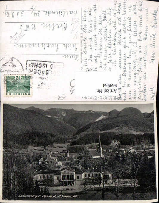 569954,Bad Ischl Kaiservilla Salzkammergut pub F. E. Brandt 4562