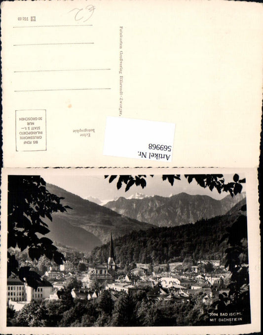 569968,Foto Ak Bad Ischl m. Dachstein