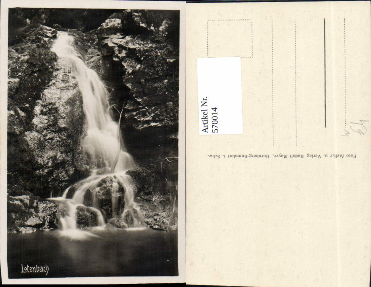570014,Wutachschlucht Lotenbachklamm Wasserfall Lotenbach Bonndorf im Schwarzwald
