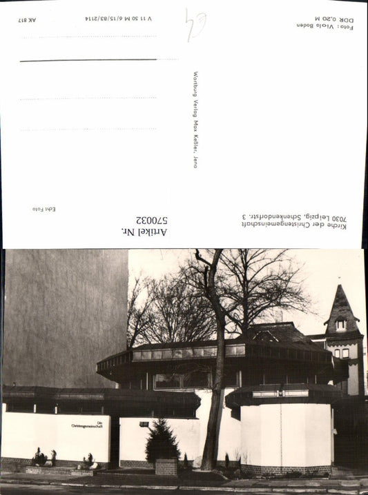 570032,Foto Ak Leipzig Kirche