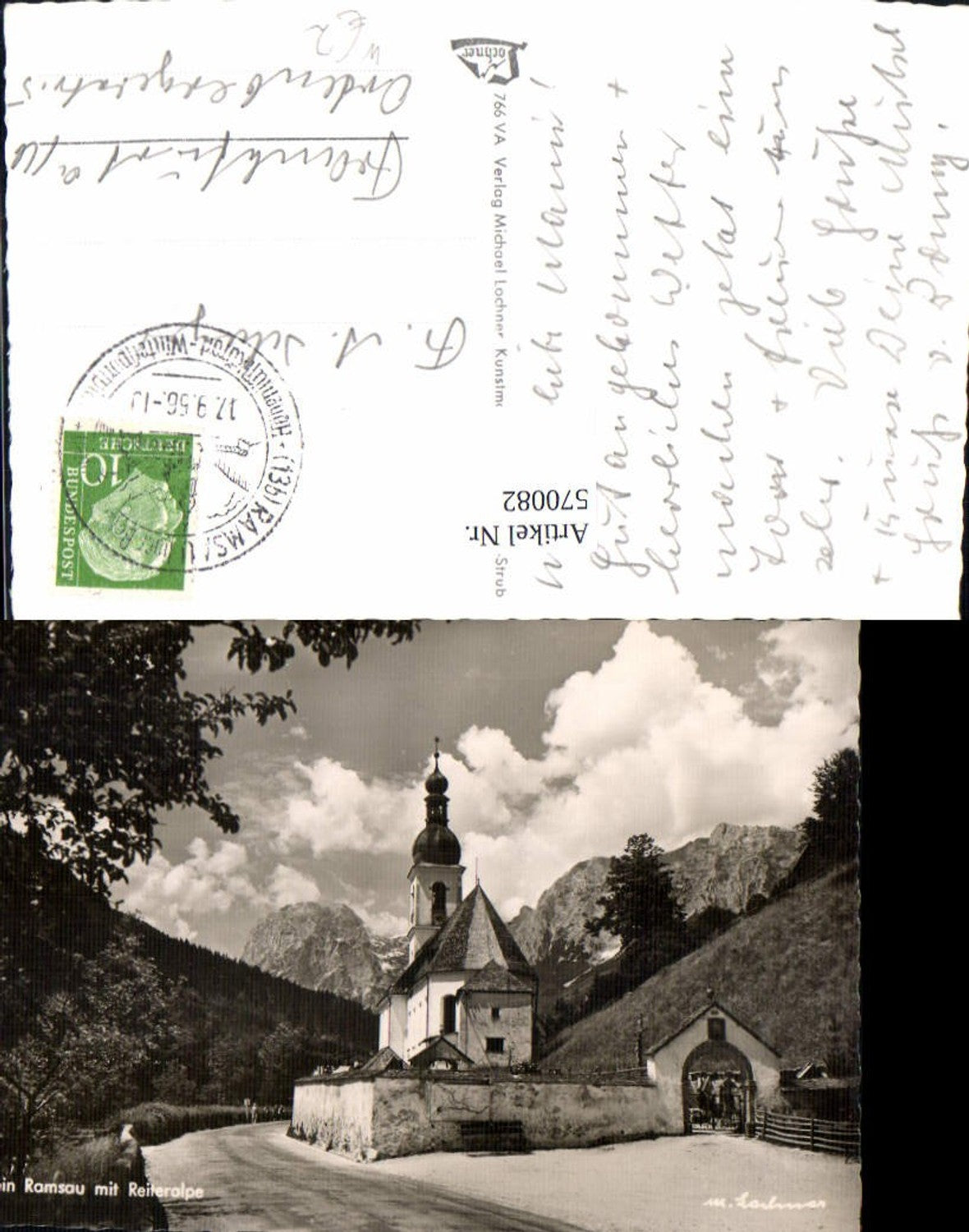 570082,Bergkirchlein Ramsau m. Reiteralpe Kirche Ramsau bei Berchtesgaden