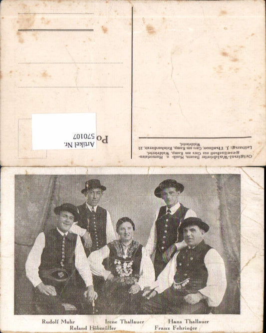 570107,tolle AK Gars am Kamp Original Waldviertler Bauern Musik