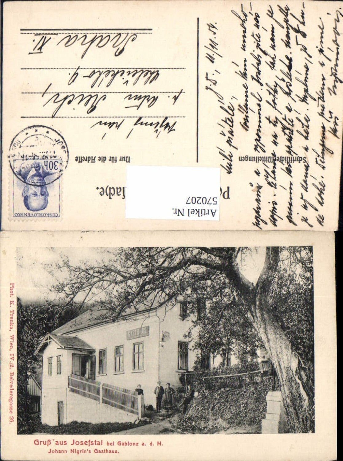 Alte Ansichtskarte – Old Postcard