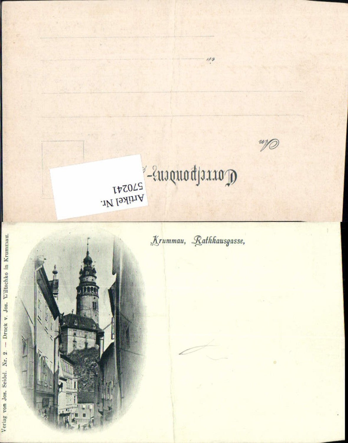 Alte Ansichtskarte – Old Postcard