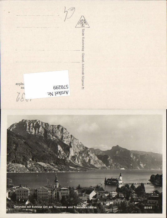 570299,Gmunden Schloss Ort Traunsee