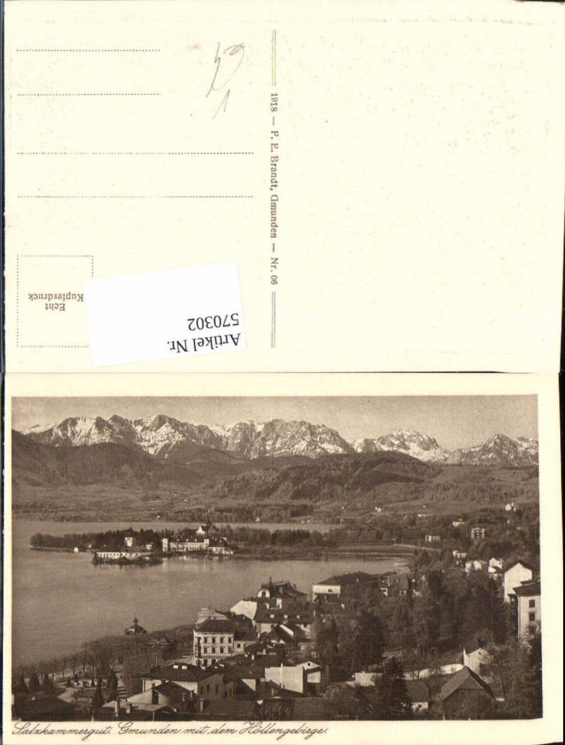 570302,Salzkammergut Gmunden pub Brandt 06