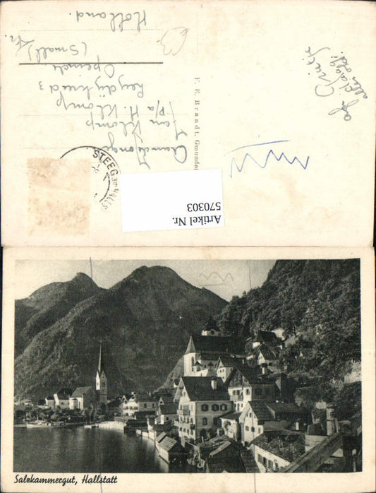 570303,Hallstatt Salzkammergut pub Brandt