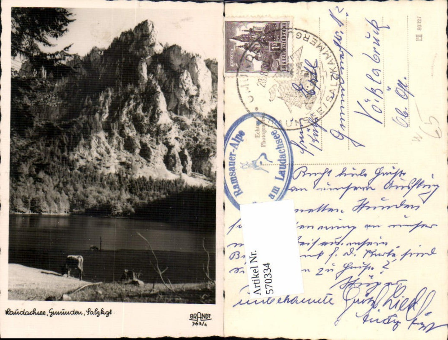 570334,Laudachsee Gmunden pub Brandt 763/4