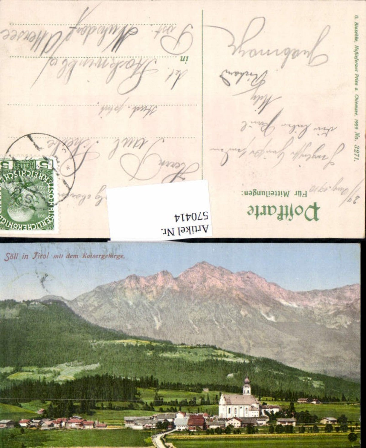 Alte Ansichtskarte – Old Postcard