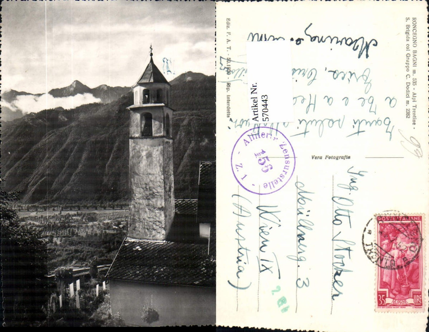 Alte Ansichtskarte – Old Postcard