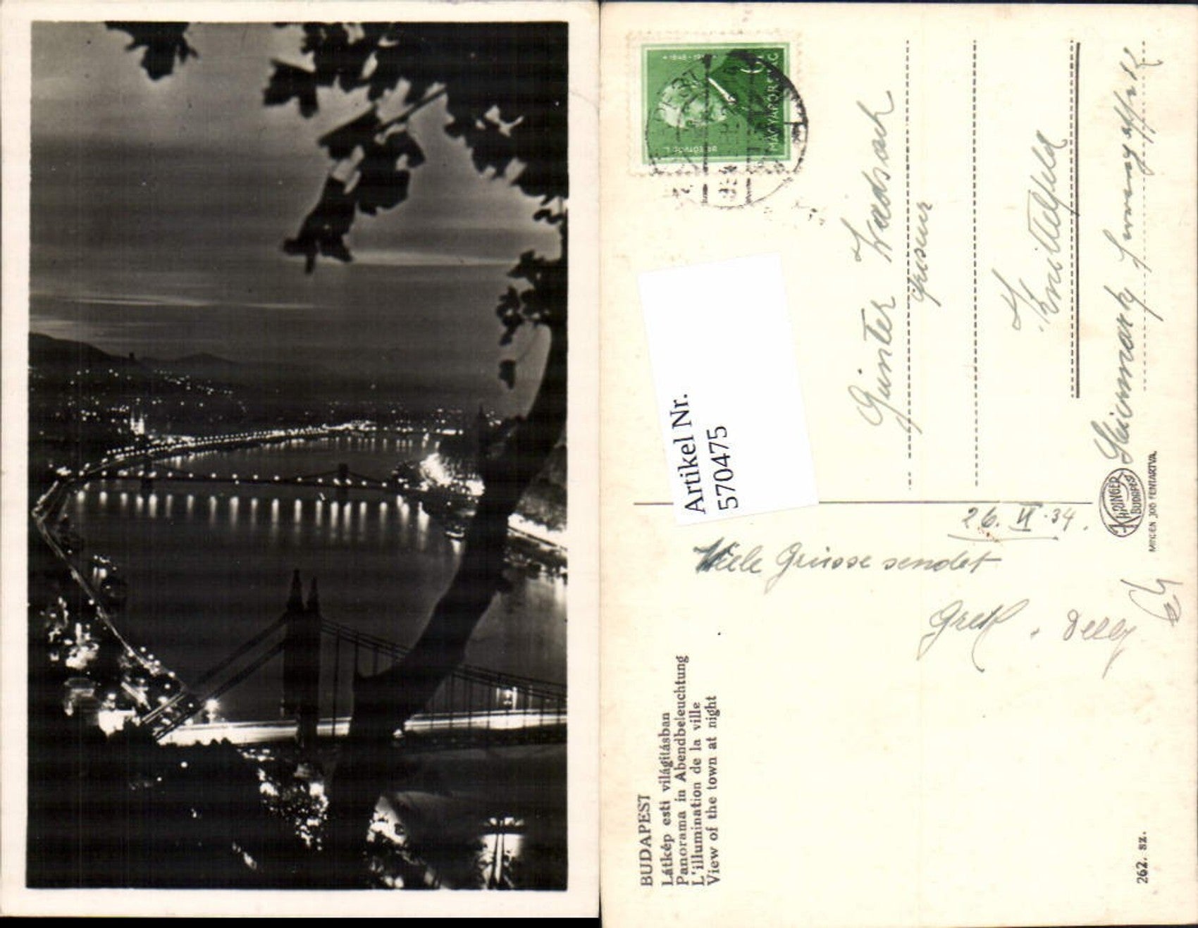 Alte Ansichtskarte – Old Postcard