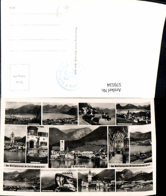 570534,Mehrbild Ak St Wolfgang im Salzkammergut