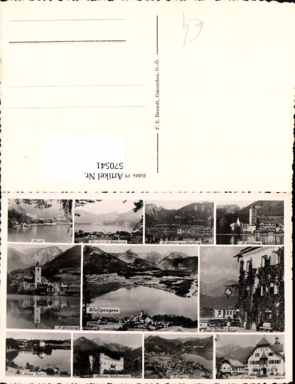 570541,Mehrbild Ak St Wolfgang im Salzkammergut