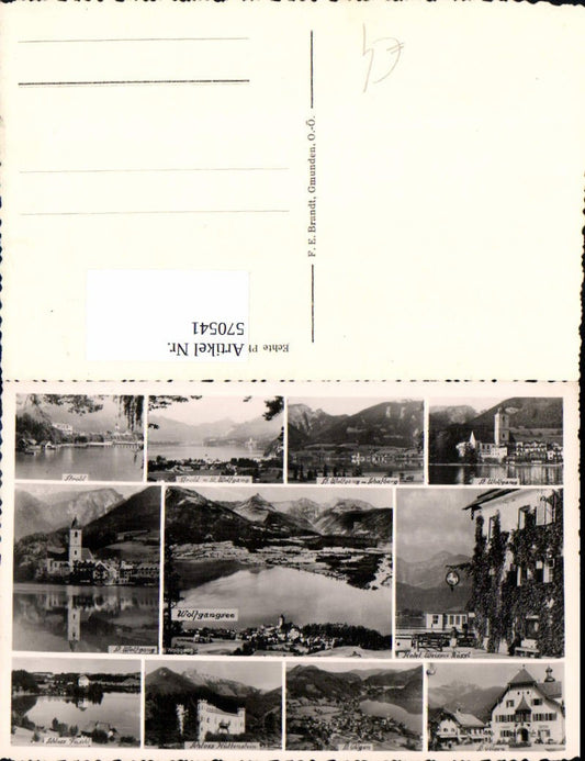 570541,Mehrbild Ak St Wolfgang im Salzkammergut