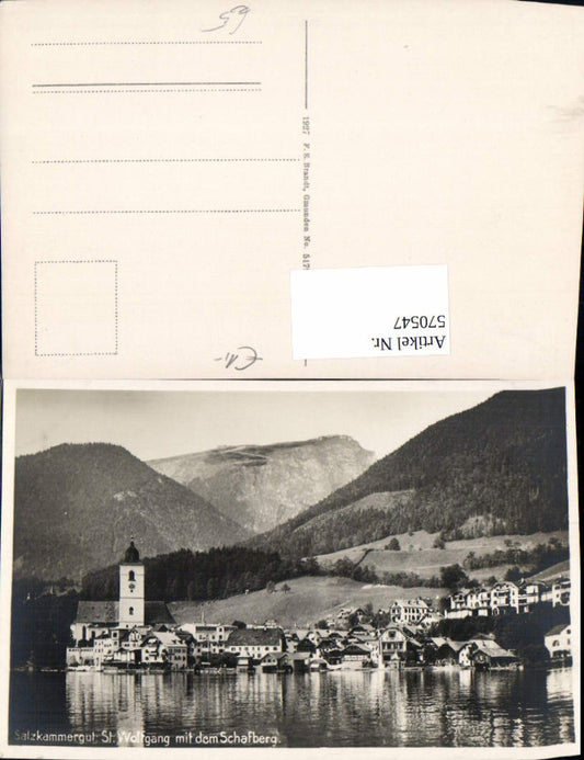 570547,St Wolfgang im Salzkammergut m. d. Schafberg