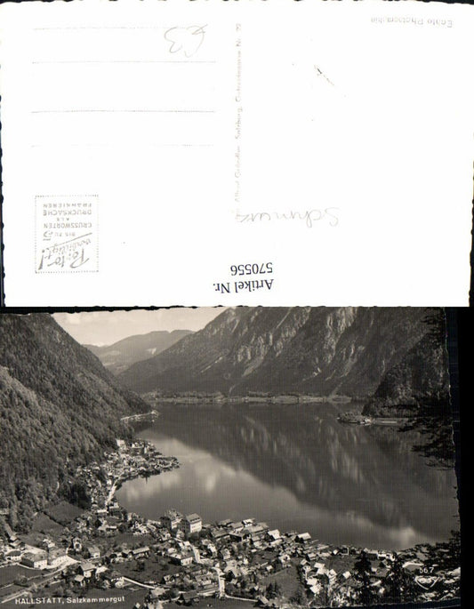 570556,Foto Ak Hallstatt Totale