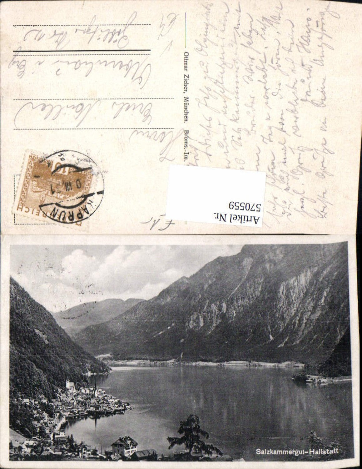 570559,Hallstatt Salzkammergut pub Ottmar Zieher 133