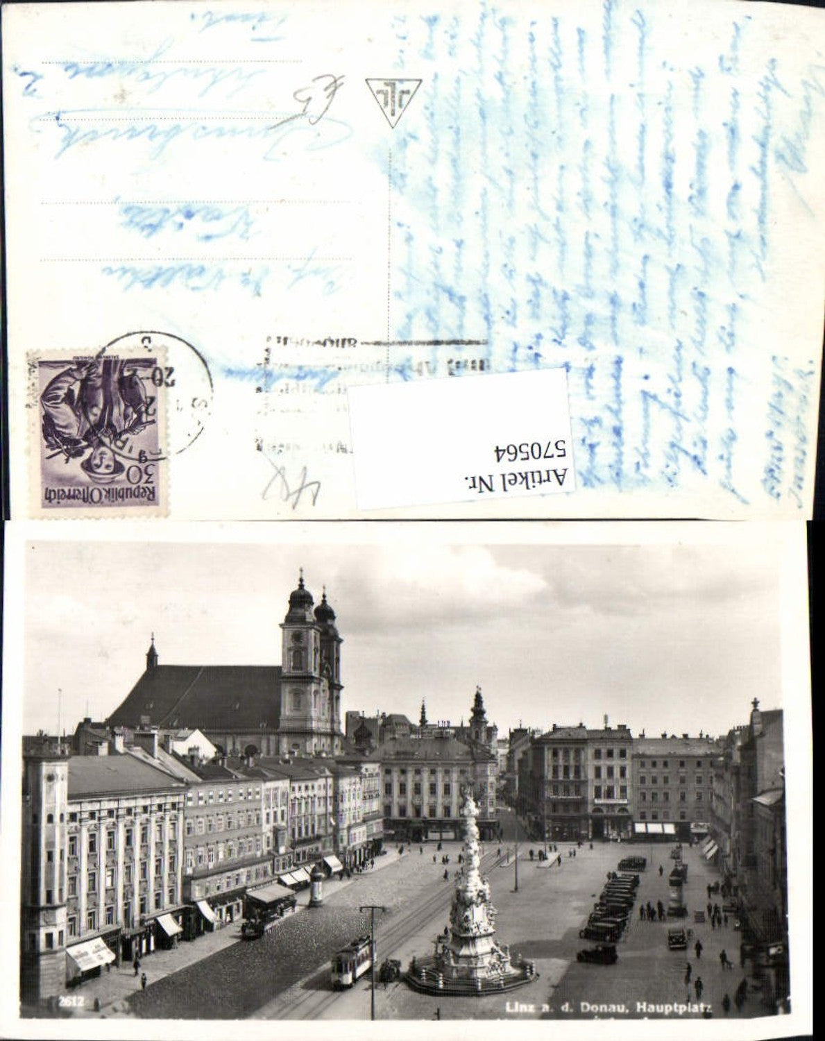 570564,Linz a. d. Donau Hauptplatz Straßenbahn
