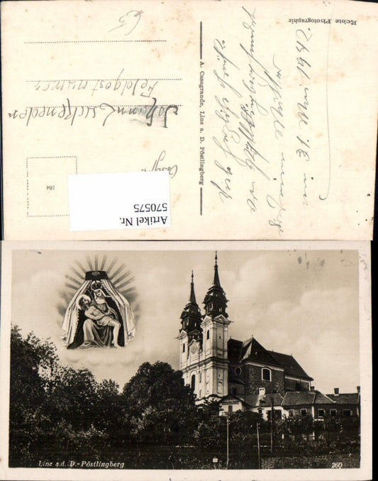 570575,Fotomontage Linz a. d. Donau Pöstlingberg Gnadenbild