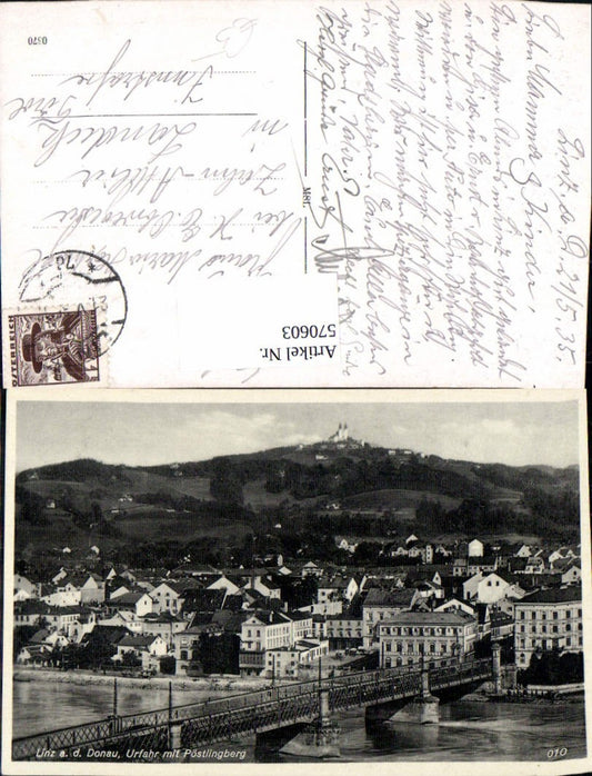 570603,Linz a. d. Donau Urfahr m. Pöstlingberg