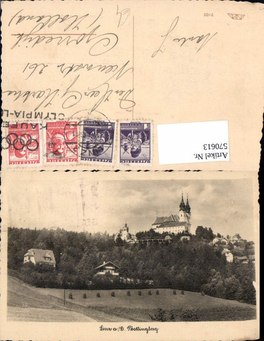 570613,Linz a. d. Donau Pöstlingberg Kirche