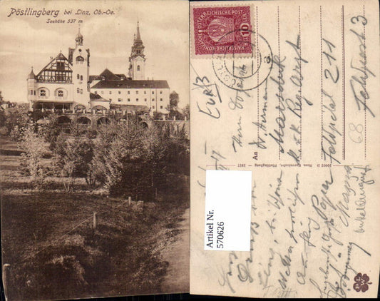 570626,Linz a. d. Donau Pöstlingberg Ansicht